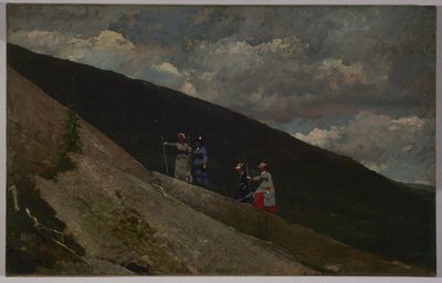 In the Mountains, 1877 by Winslow Homer